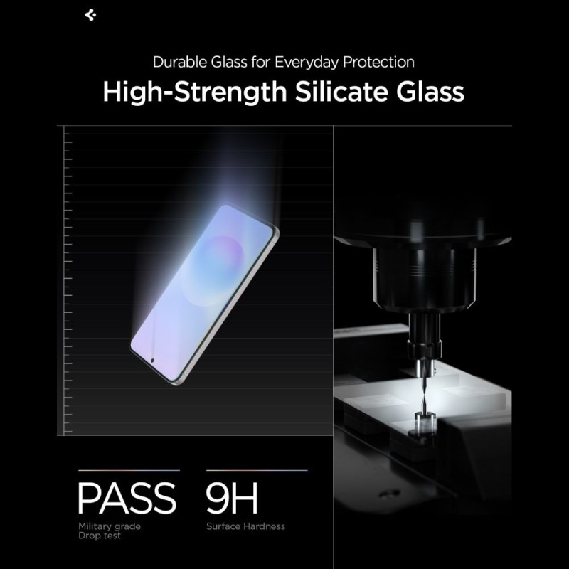 Закалено стъкло Spigen Glas.tR „EZ Fit Pro“ 2 броя за Samsung Galaxy A57 5G (CLEAR) - Закалено стъкло Spigen Glas.tR „EZ Fit Pro“ 2 броя за Samsung Galaxy A57 5G (CLEAR) - 8800337245301-AGL11397