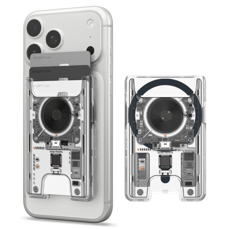 SPIGEN ULTRA HYBRID WALLET MAGSAFE МАГНИТЕН КАРТOДЪРЖАТЕЛ NEO ONE