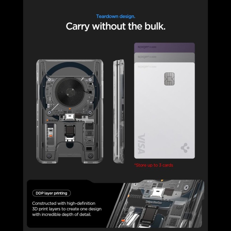 SPIGEN ULTRA HYBRID WALLET MAGSAFE МАГНИТЕН КАРТOДЪРЖАТЕЛ NEO ONE
