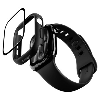 SPIGEN Thin Fit 360 калъф за Apple Watch 10 / 11 (46 мм) Black SPIGEN Thin Fit 360 калъф за Apple Watch 10 / 11 (46 мм) Black