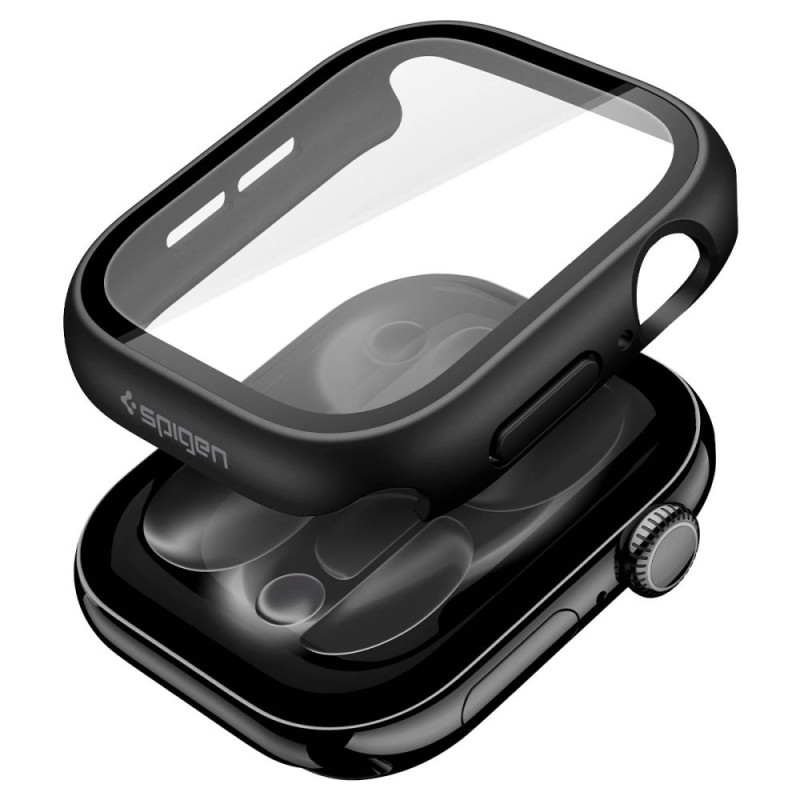 SPIGEN Thin Fit 360 калъф за Apple Watch 10 / 11 (46 мм) Black SPIGEN Thin Fit 360 калъф за Apple Watch 10 / 11 (46 мм) Black