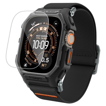 SPIGEN Lite Fit Pro & Tempered Glass за Apple Watch Ultra 1/2/3 (49 мм) Matte Black