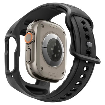 Spigen Liquid Air Pro & Tempered Glass за Apple Watch Ultra 1/2/3 (49 мм) Black Spigen Liquid Air Pro & Tempered Glass за Apple Watch Ultra 1/2/3 (49 мм) Black