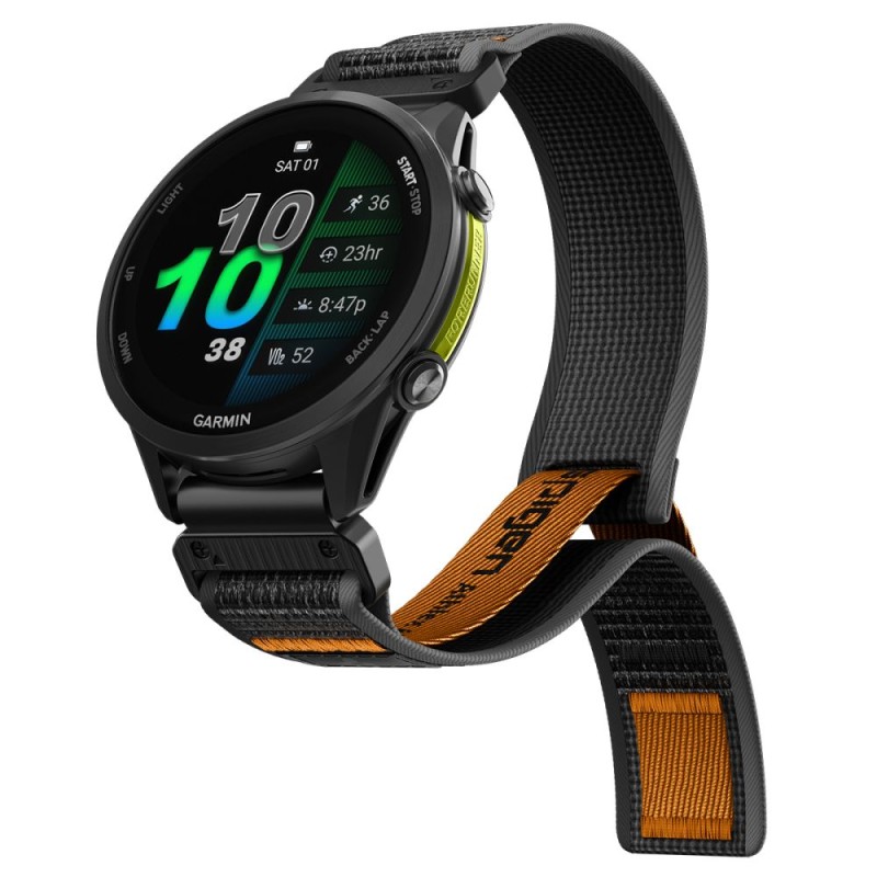 SPIGEN Athlex Air Garmin QuickFit 22 mm Active Black/Orange - SPIGEN Athlex Air Garmin QuickFit 22 mm Active Black/Orange - 8800337245592-AMP11426