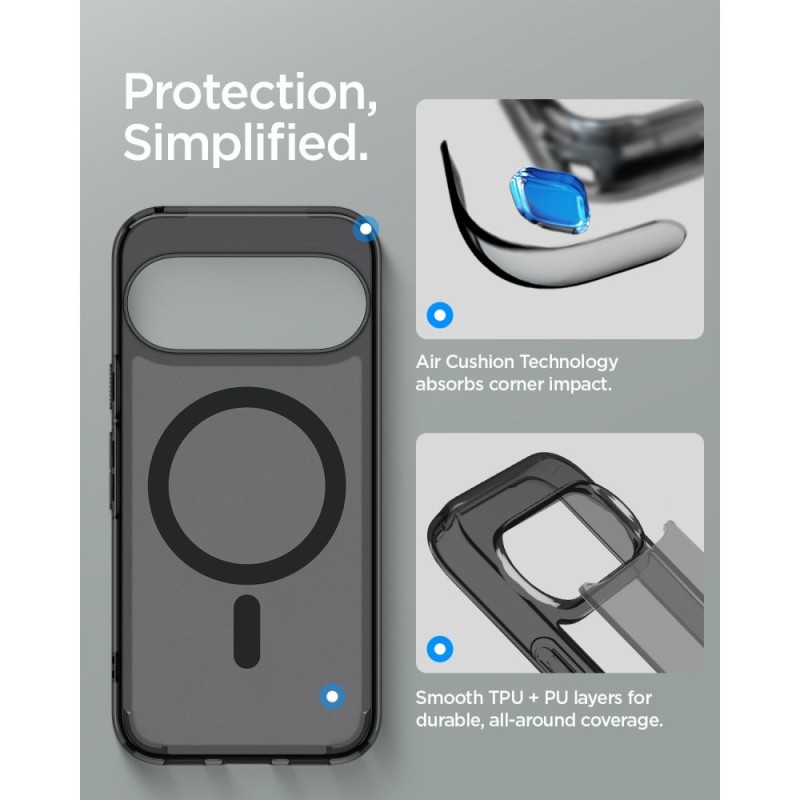 SPIGEN ULTRA HYBRID Mag MagSafe за Google Pixel 11 Pro (Frost Black)