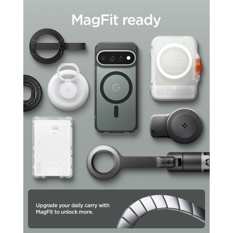 SPIGEN ULTRA HYBRID Mag MagSafe за Google Pixel 11 Pro (Frost Black)