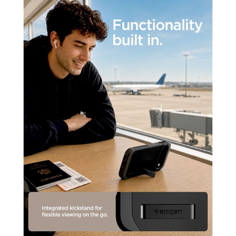 SPIGEN Tough Armor MagSafe хибриден кейс за Google Pixel 11 Pro Black (SKU: 8800337245660-ACS11433)