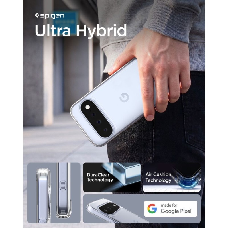 Spigen Ultra Hybrid за Google Pixel 11 Crystal Clear (SKU: 8800337245738-ACS11440)