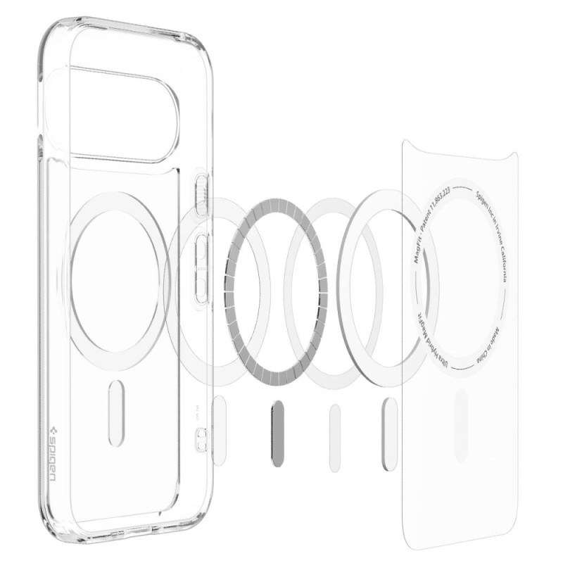 Spigen Ultra Hybrid Mag MagSafe за Google Pixel 11 (Clear/White)