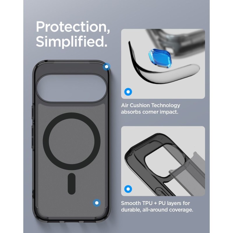 SPIGEN Ultra Hybrid MagSafe (Mag) за Google Pixel 11, Frost Black