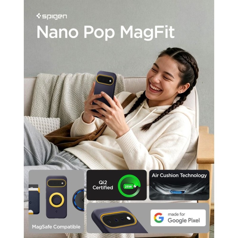 Spigen Nano Pop MagSafe за Google Pixel 11 Blueberry Navy (ACS11444)