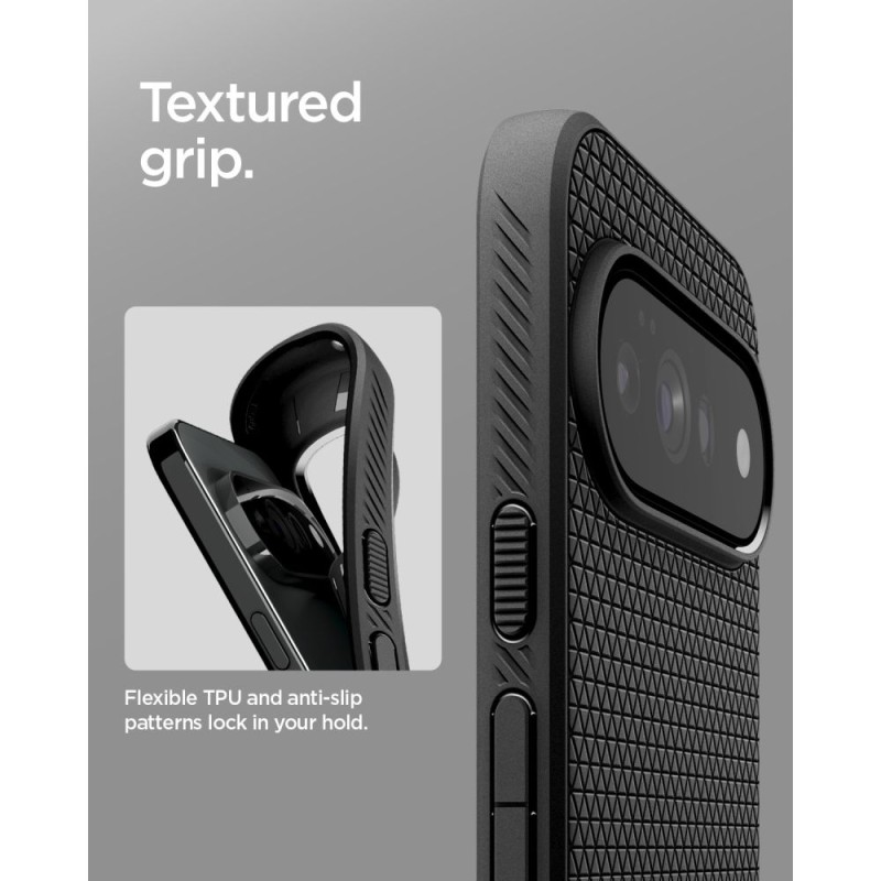 Spigen Liquid Air за Google Pixel 11 Pro XL, матово черно (Matte Black)