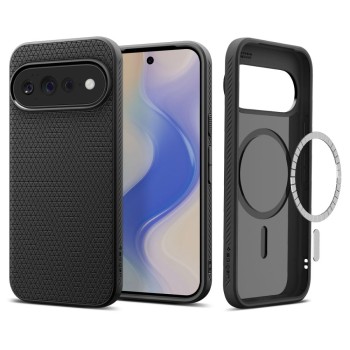 SPIGEN Liquid Air MagSafe кейс за Google Pixel 11 Pro XL, матово черно