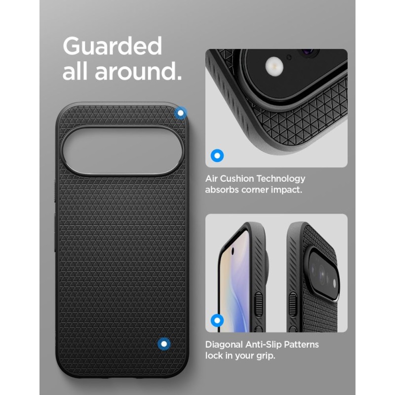 SPIGEN Liquid Air MagSafe кейс за Google Pixel 11 Pro XL, матово черно
