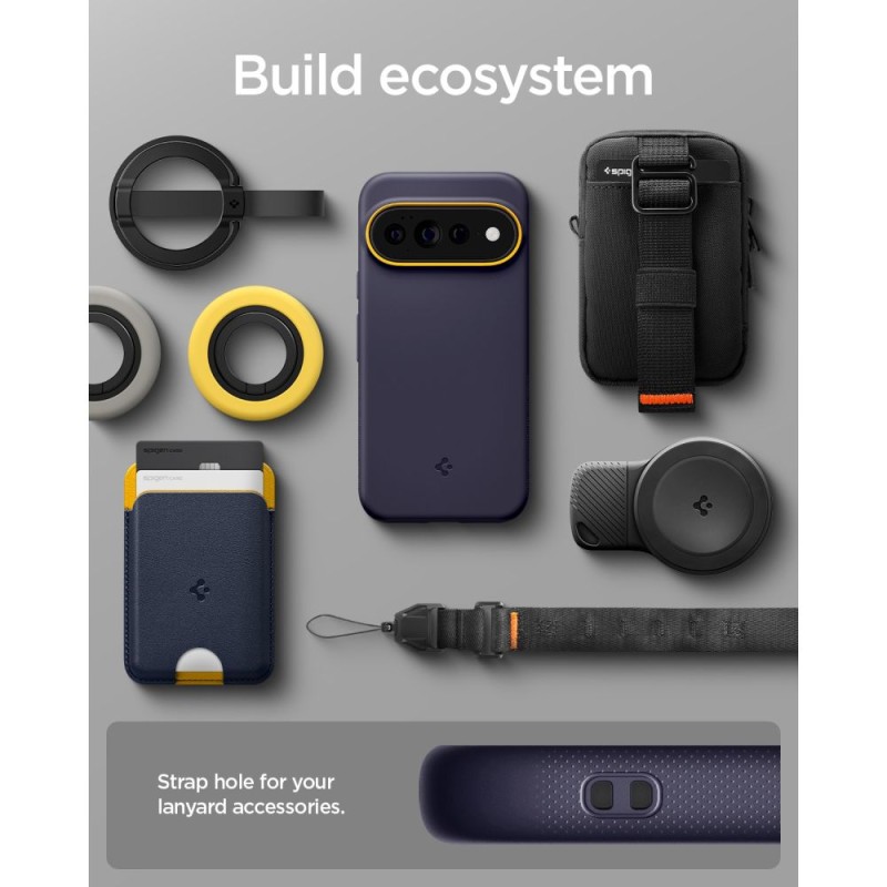 Spigen Nano Pop MagSafe – Съвместимо с Google Pixel 11 Pro XL, Blueberry Navy