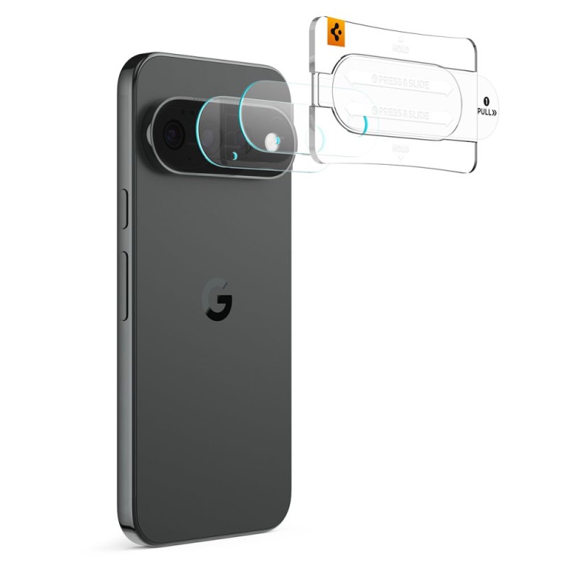 Spigen Optik Pro Glas.tR EZ Fit камера протектор 2 броя за Google Pixel 11 (прозрачен)