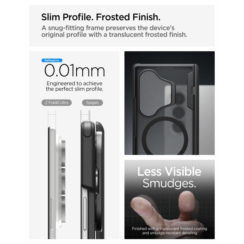 SPIGEN OPTIK ARMOR PRO MAGSAFE за Samsung Galaxy Z Fold 8 Ultra (Black) SPIGEN OPTIK ARMOR PRO MAGSAFE за Samsung Galaxy Z Fold 8 Ultra (Black)