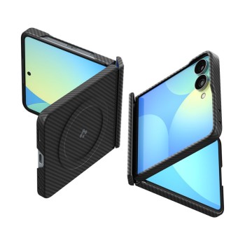 SPIGEN AirSkin Aramid MagSafe калъф за Samsung Galaxy Z Flip 8 Black (ACS11513)