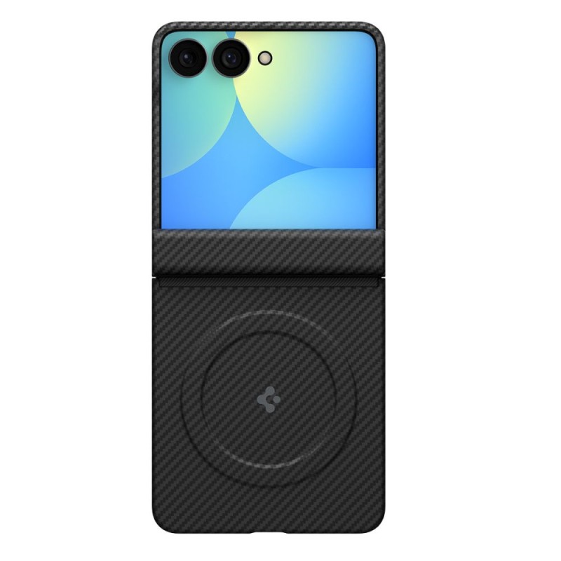 SPIGEN AirSkin Aramid MagSafe калъф за Samsung Galaxy Z Flip 8 Black (ACS11513) SPIGEN AirSkin Aramid MagSafe калъф за Samsung Galaxy Z Flip 8 Black (ACS11513)