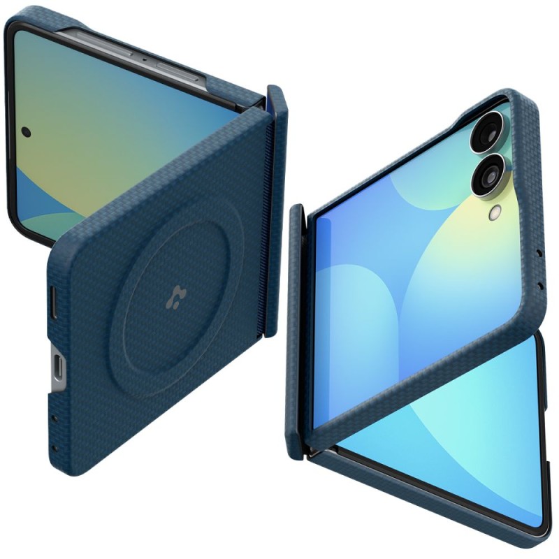 SPIGEN AirSkin Aramid MagSafe калъф за Samsung Galaxy Z Flip 8 (Navy) SPIGEN AirSkin Aramid MagSafe калъф за Samsung Galaxy Z Flip 8 (Navy)