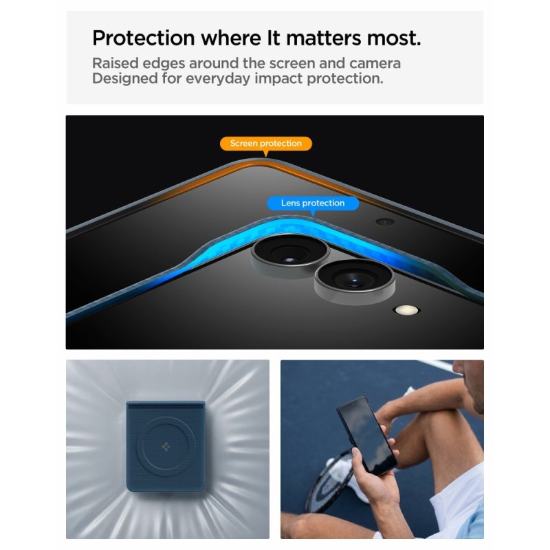 SPIGEN AirSkin Aramid MagSafe калъф за Samsung Galaxy Z Flip 8 (Navy) SPIGEN AirSkin Aramid MagSafe калъф за Samsung Galaxy Z Flip 8 (Navy)