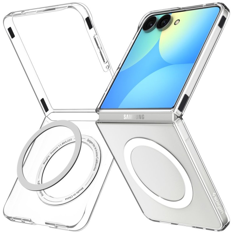 Spigen AirSkin MagSafe Samsung Galaxy Z Flip 8 Clear/White (ACS11521)
