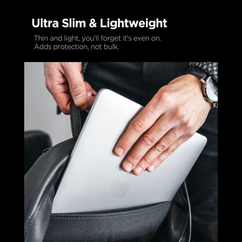 SPIGEN AirSkin Case за MacBook Pro 16 (M1–M5 / M5 Pro / M5 Pro Max) 2021–2026 Frost Clear - SPIGEN AirSkin Case за MacBook Pro 16 (M1–M5 / M5 Pro / M5 Pro Max) 2021–2026 Frost Clear - 8800337246599-ACS11526