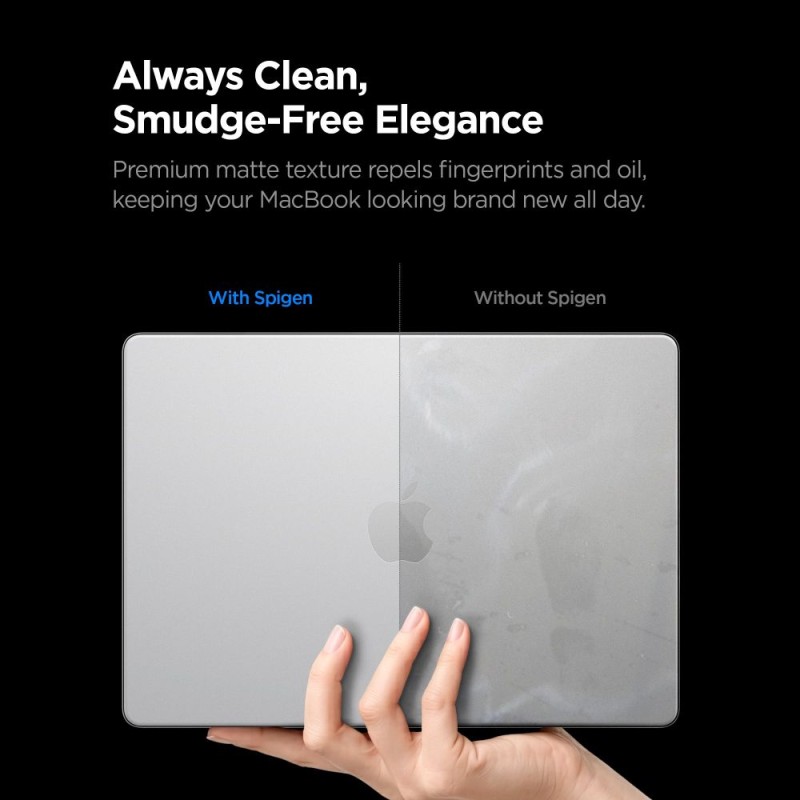 SPIGEN AirSkin Case за MacBook Pro 16 (M1–M5 / M5 Pro / M5 Pro Max) 2021–2026 Frost Clear - SPIGEN AirSkin Case за MacBook Pro 16 (M1–M5 / M5 Pro / M5 Pro Max) 2021–2026 Frost Clear - 8800337246599-ACS11526