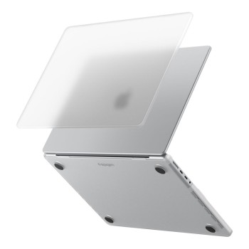 Spigen AirSkin калъф за MacBook Pro 14 (M1–M5 Pro / M5 Pro Max) 2021–2026 Frost Clear