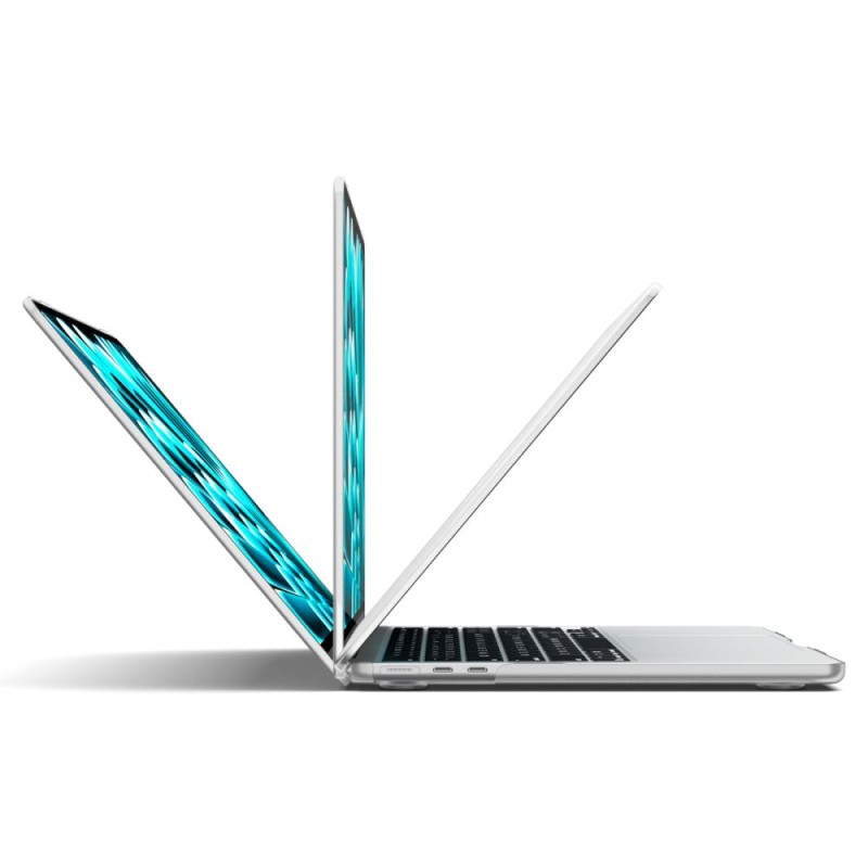 Spigen AirSkin за MacBook Air 13 M2–M5 (2023–2026) Frost Clear (прозрачно мат) - 8800337246636-ACS11530