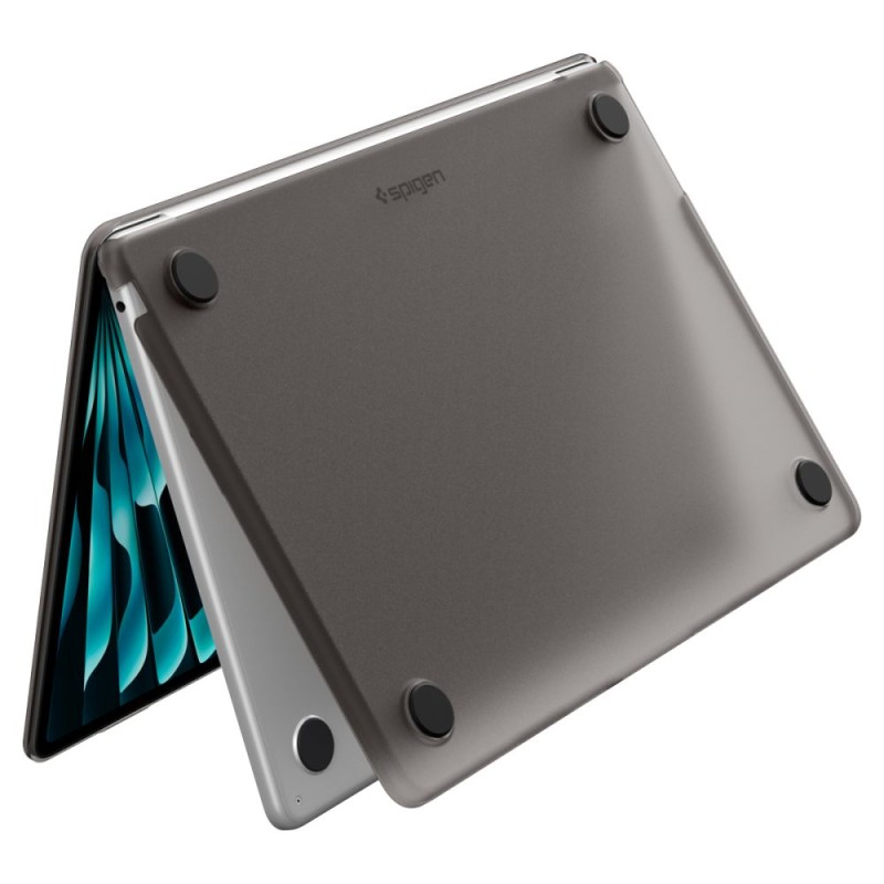 Spigen AirSkin за MacBook Air 13 M2–M5 (2023–2026) Frost Black - 8800337246643-ACS11531