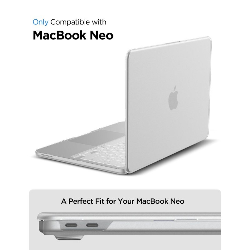 Spigen AirSkin MacBook Neo 13 2026 Frost Clear (A3404) - Spigen AirSkin MacBook Neo 13 2026 Frost Clear (A3404) - 8800337246766-ACS11543