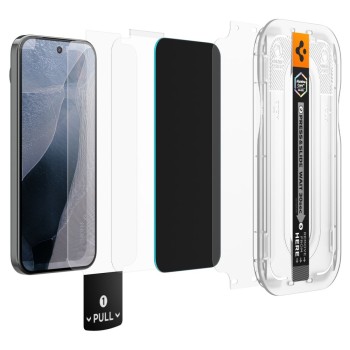 Spigen Glas.tR EZ Fit Pro AC Privacy 2-пак закалено стъкло за Google Pixel 10 / 11