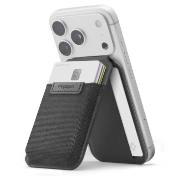 SPIGEN S314-4 Slim Fold Tripod Wallet MagSafe Black