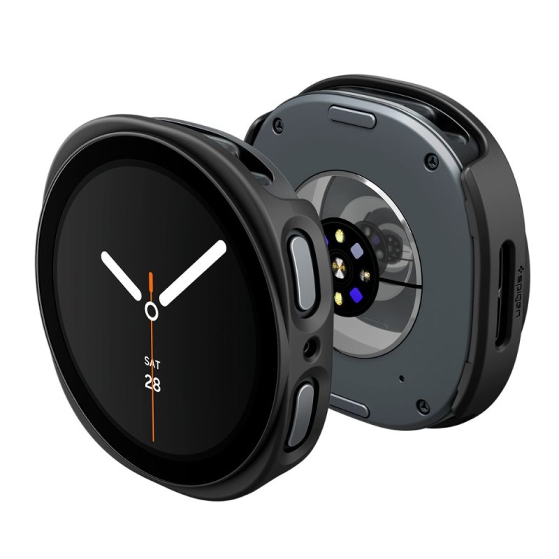 Spigen Thin Fit 360 Case за Samsung Galaxy Watch 8 / 9 (44 мм) Black (Черно)