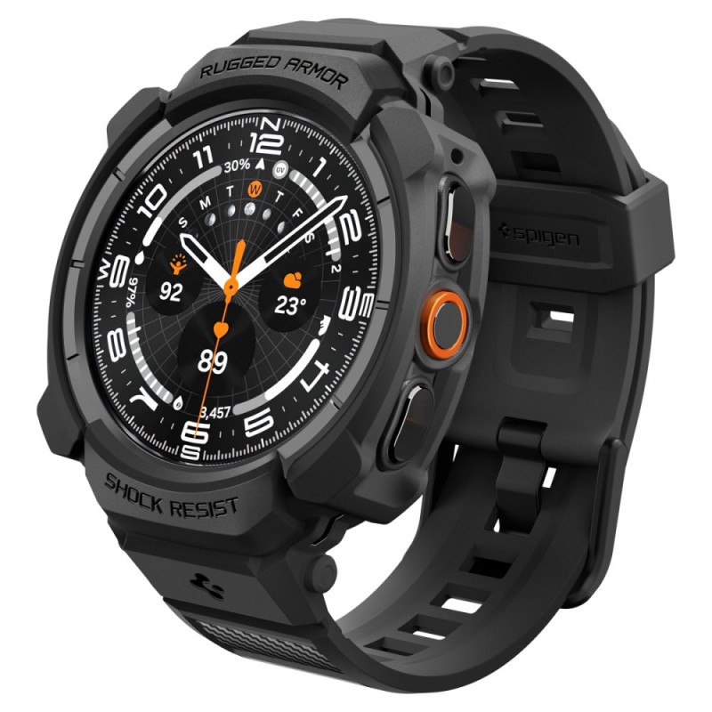Spigen Rugged Armor Pro за Samsung Galaxy Watch Ultra 2 (2026) 47 мм, Matte Black Spigen Rugged Armor Pro за Samsung Galaxy Watch Ultra 2 (2026) 47 мм, Matte Black