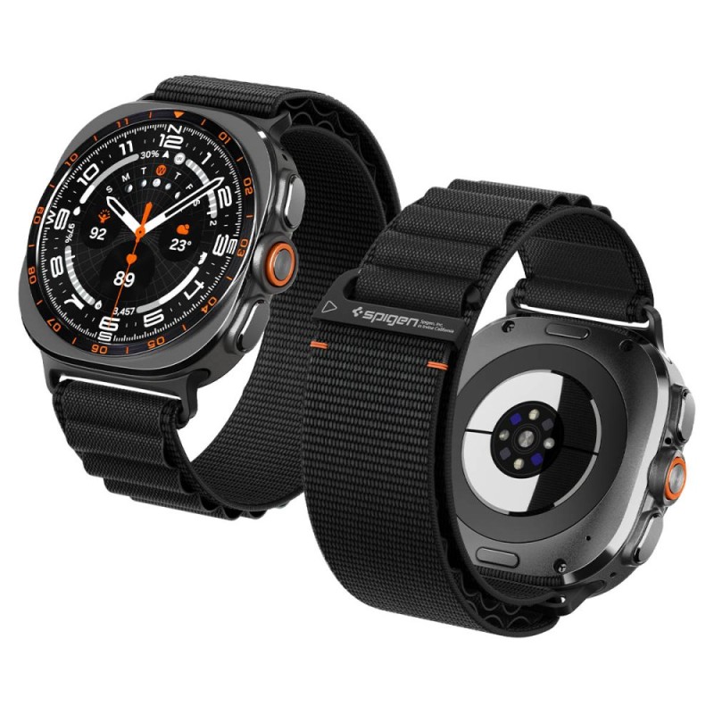 SPIGEN WBF1 каишка за Samsung Galaxy Watch Ultra 1 / 2 2024–2026 (47 мм) черна SPIGEN WBF1 каишка за Samsung Galaxy Watch Ultra 1 / 2 2024–2026 (47 мм) черна