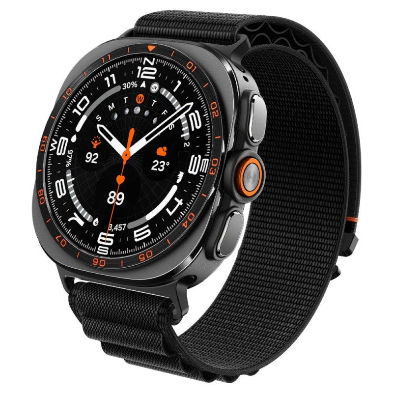 SPIGEN WBF1 каишка за Samsung Galaxy Watch Ultra 1 / 2 2024–2026 (47 мм) черна SPIGEN WBF1 каишка за Samsung Galaxy Watch Ultra 1 / 2 2024–2026 (47 мм) черна