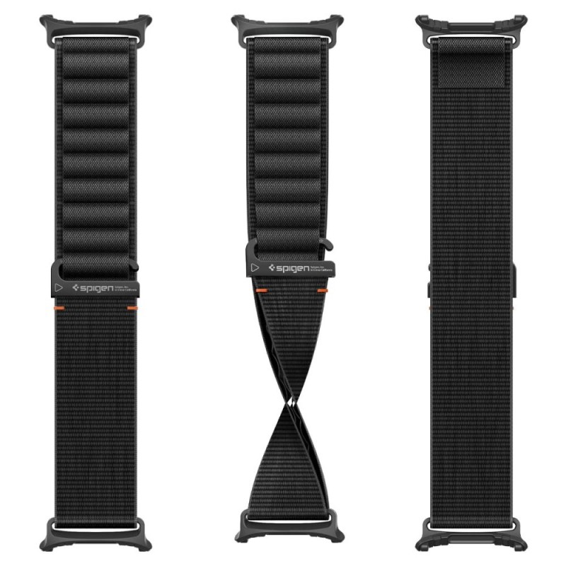 SPIGEN WBF1 каишка за Samsung Galaxy Watch Ultra 1 / 2 2024–2026 (47 мм) черна SPIGEN WBF1 каишка за Samsung Galaxy Watch Ultra 1 / 2 2024–2026 (47 мм) черна