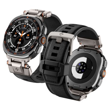 SPIGEN DuraPro Armor каишка за Samsung Galaxy Watch Ultra 1 / 2 2024-2026 (47 мм) черна