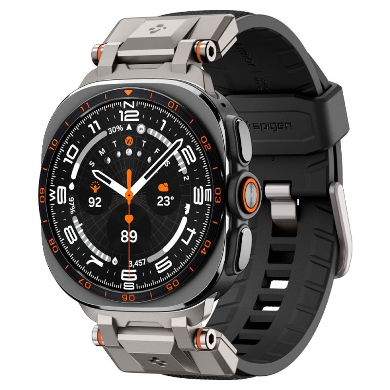 SPIGEN DuraPro Armor каишка за Samsung Galaxy Watch Ultra 1 / 2 2024-2026 (47 мм) черна SPIGEN DuraPro Armor каишка за Samsung Galaxy Watch Ultra 1 / 2 2024-2026 (47 мм) черна