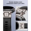 SPIGEN DuraPro Armor каишка за Samsung Galaxy Watch Ultra 1 / 2 2024-2026 (47 мм) черна SPIGEN DuraPro Armor каишка за Samsung Galaxy Watch Ultra 1 / 2 2024-2026 (47 мм) черна