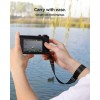 Spigen Universal регулируема каишка за носене на китка (lanyard) с адаптер, черна Spigen Universal регулируема каишка за носене на китка (lanyard) с адаптер, черна