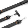 Spigen Universal регулируема каишка за носене на китка (lanyard) с адаптер, черна Spigen Universal регулируема каишка за носене на китка (lanyard) с адаптер, черна
