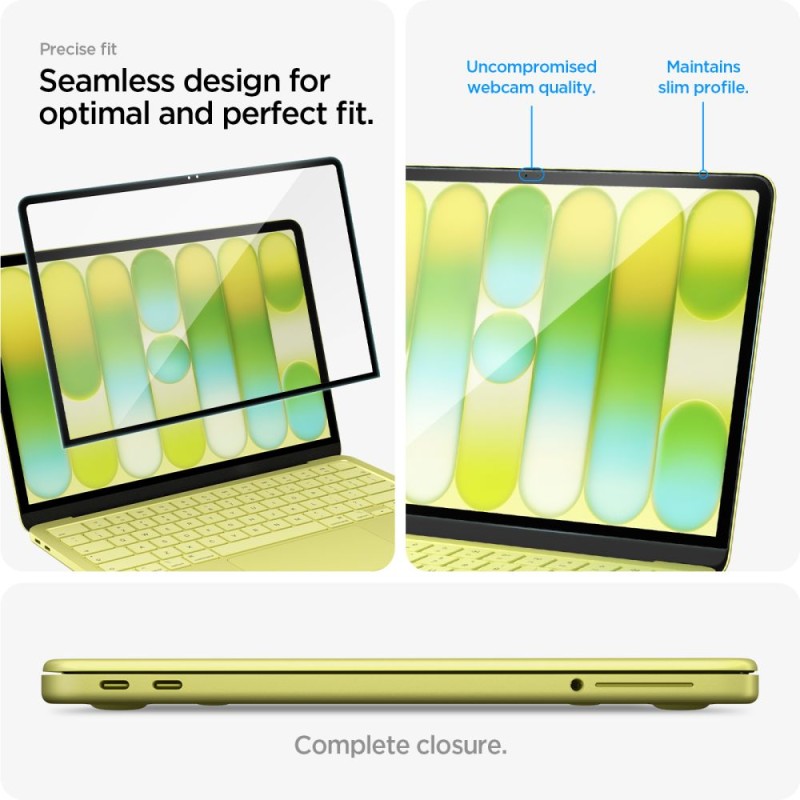 Spigen Glas.tR Slim FC закалено стъкло за MacBook Neo 13 (2026) Black - 8800337248029-AGL11669