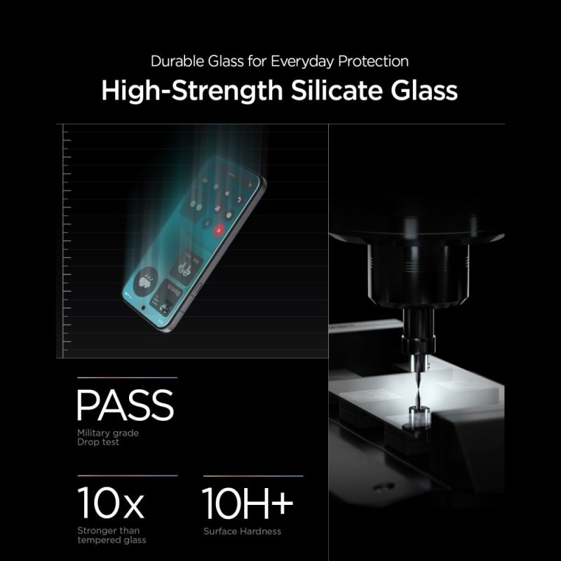 Spigen Glas.tR EZ Fit Pro AC HD 2-пак закалено стъкло Nothing Phone 4A Pro (Clear) - Spigen Glas.tR EZ Fit Pro AC HD 2-пак закалено стъкло Nothing Phone 4A Pro (Clear) - 8800337248142-AGL11681