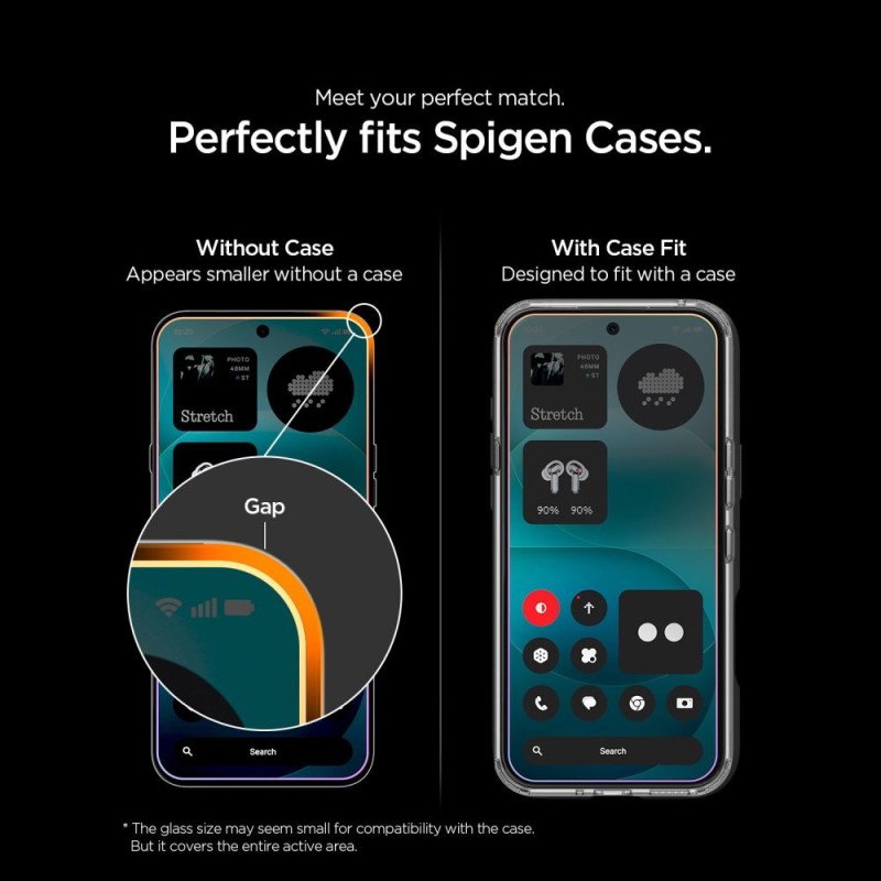 Spigen Glas.tR EZ Fit Pro AC HD 2-пак закалено стъкло Nothing Phone 4A Pro (Clear) - Spigen Glas.tR EZ Fit Pro AC HD 2-пак закалено стъкло Nothing Phone 4A Pro (Clear) - 8800337248142-AGL11681