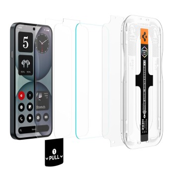 Spigen Glas.tR EZ Fit Pro AC HD – закалено стъкло за Nothing Phone 4A, 2 броя (Clear)