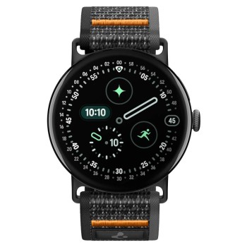 Spigen Athlex Air за Google Pixel Watch 1/2/3/4/5 (41 мм) ACTIVE BLACK/ORANGE (лента от тъкан найлон, QuickFit)