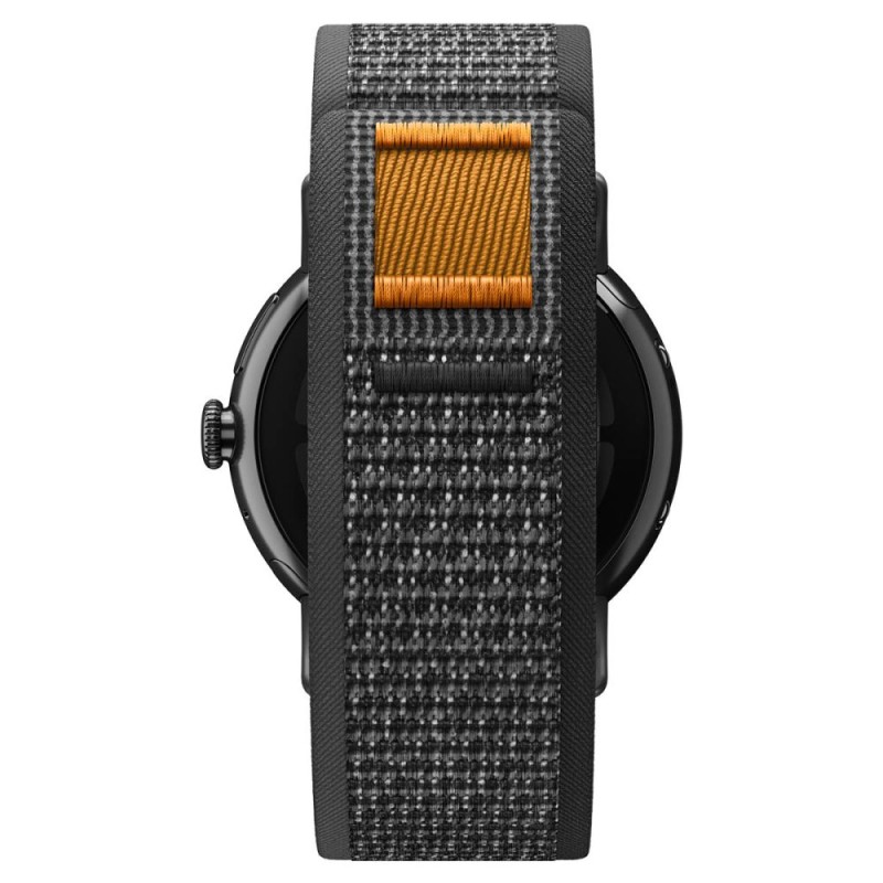 Spigen Athlex Air за Google Pixel Watch 1/2/3/4/5 (41 мм) ACTIVE BLACK/ORANGE (лента от тъкан найлон, QuickFit)